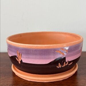 Vintage Superstition Stoneware Handcrafted Terracotta southwest planter pottery